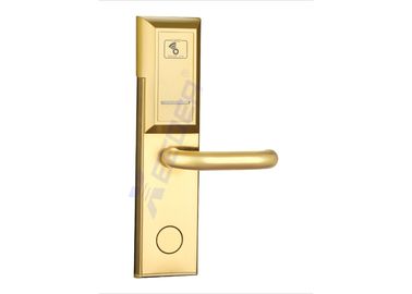 Chiny Zamki do drzwi hotelowych Xeeder Gold L1102JS Opcjonalne zamki wpuszczane ANSI / EURO dostawca